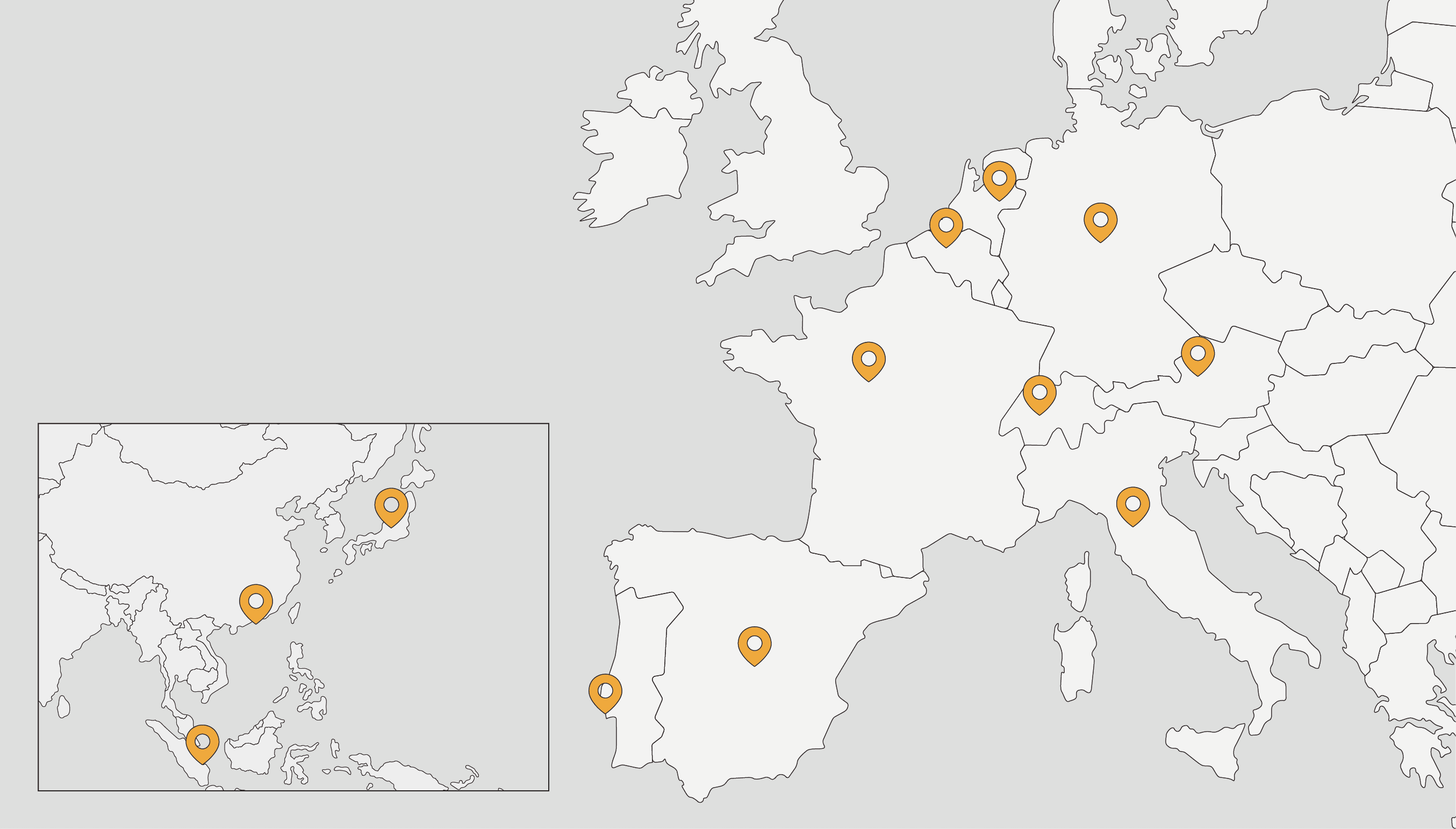 Habyt global locations map